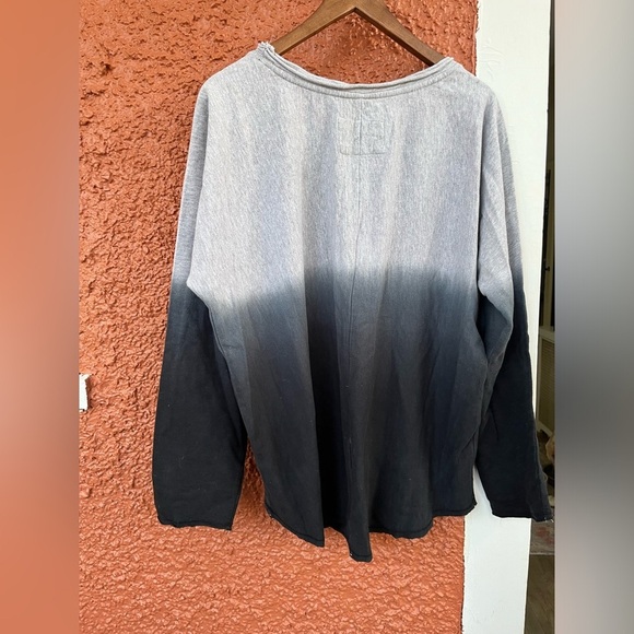 Marc New York Andrew Marc Women’s Ombré 100% Cotton Long Sleeve Size Small Black - Picture 4 of 5